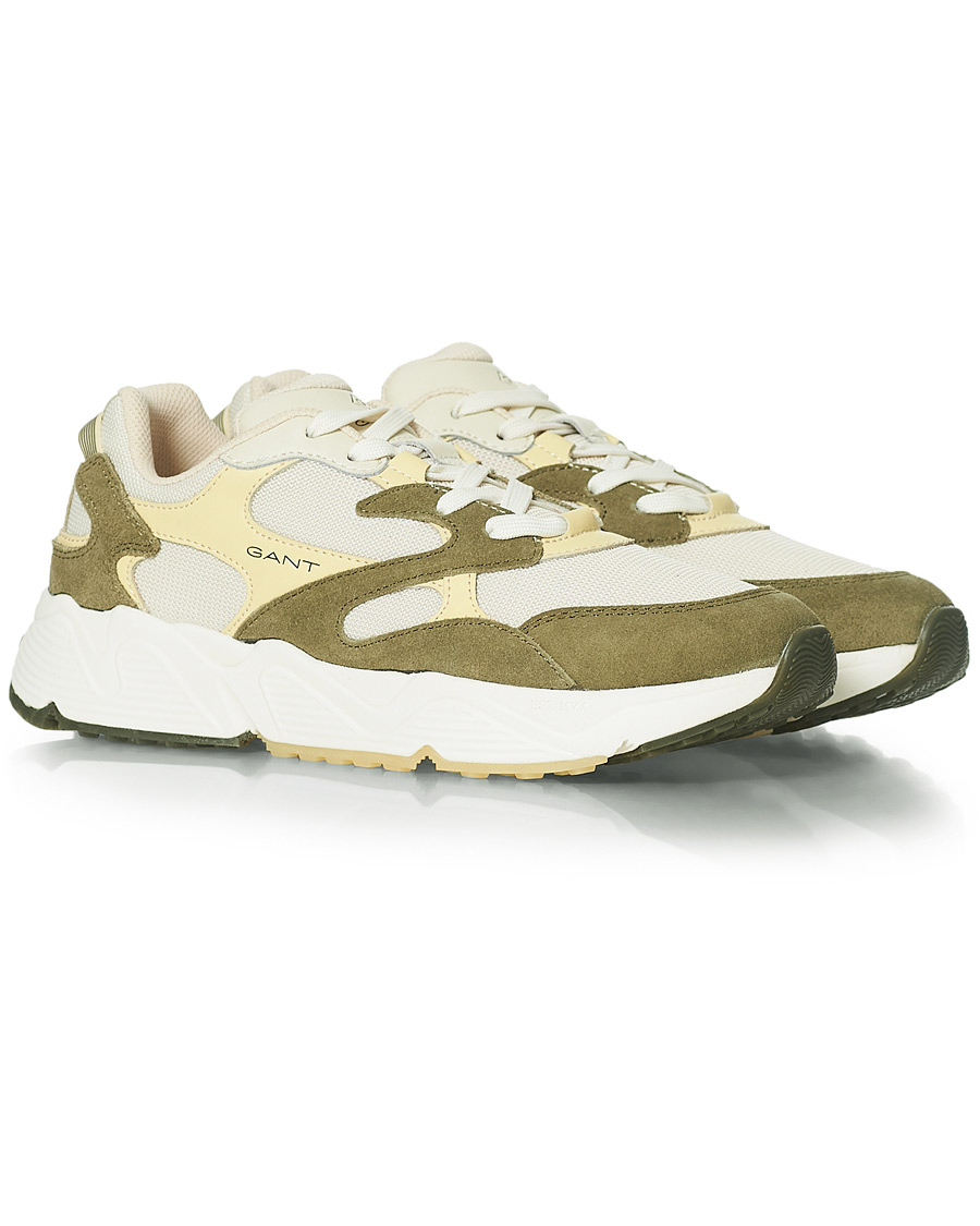 Herren | GANT Profello Running Sneaker Green/Off White | GANT | Profello Running Sneaker Green/Off White
