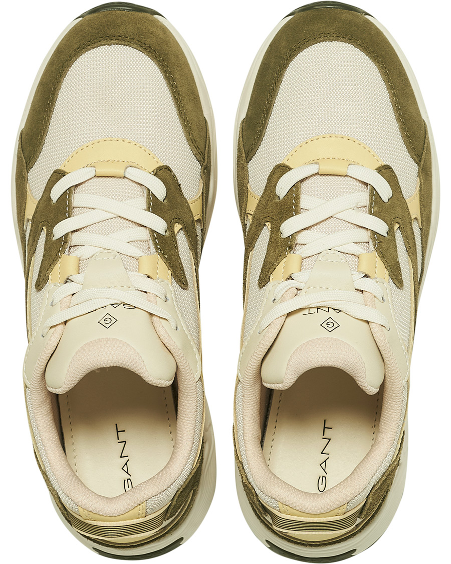 Herren | GANT Profello Running Sneaker Green/Off White | GANT | Profello Running Sneaker Green/Off White