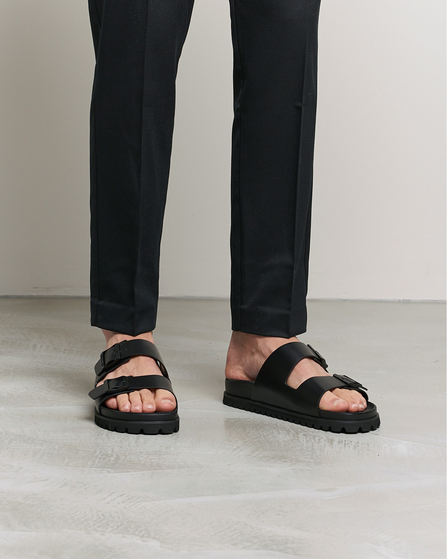 Herren | GANT Primapal Leather Sandal Black | GANT | Primapal Leather Sandal Black