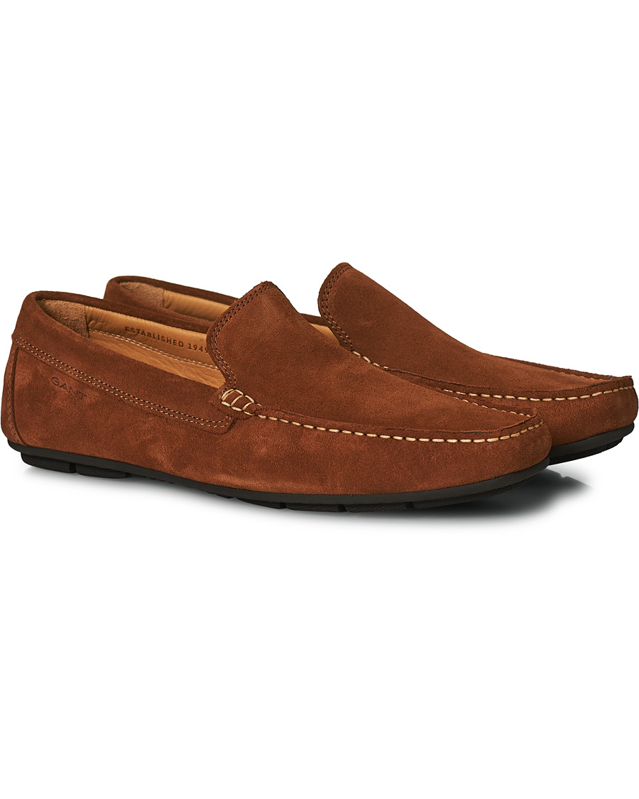 Herren | GANT Mc Bay Car Shoe Cognac Suede | GANT | Mc Bay Car Shoe Cognac Suede