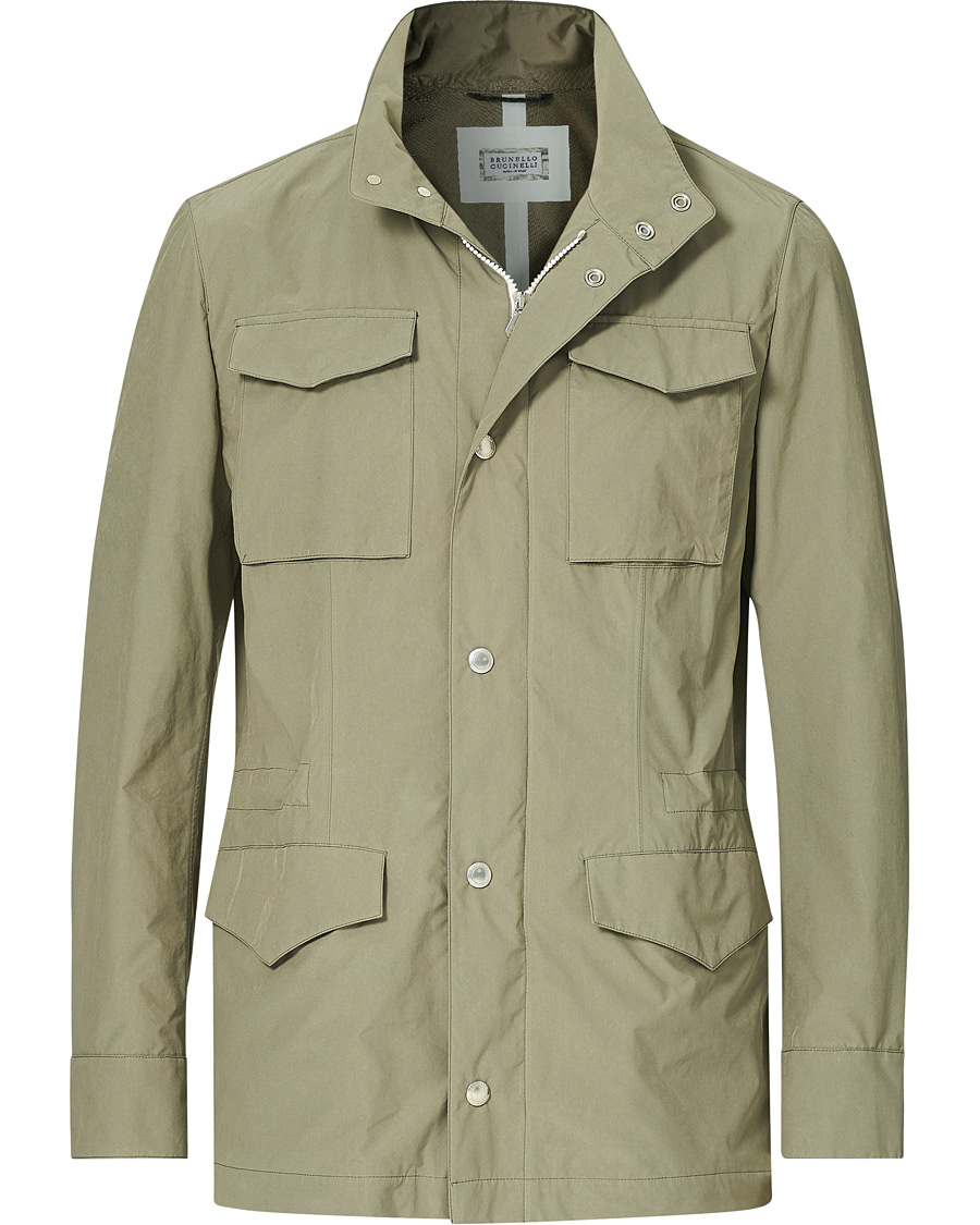 Herren | Jacken | Brunello Cucinelli | Unlined Field Jacket Olive