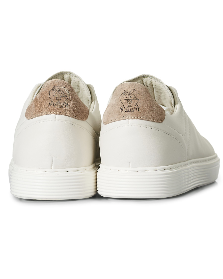 Herren | Brunello Cucinelli Plain Sneaker White Calf | Brunello Cucinelli | Plain Sneaker White Calf