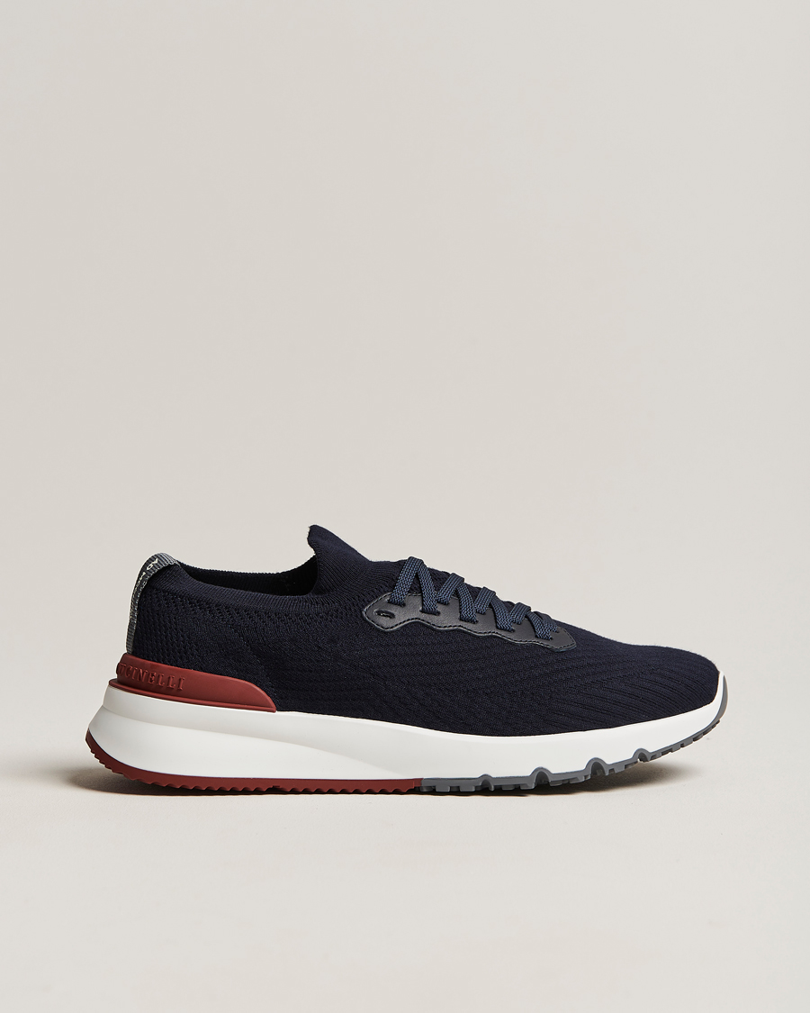Herren | Sneaker | Brunello Cucinelli | Mesh Running Sneakers Navy