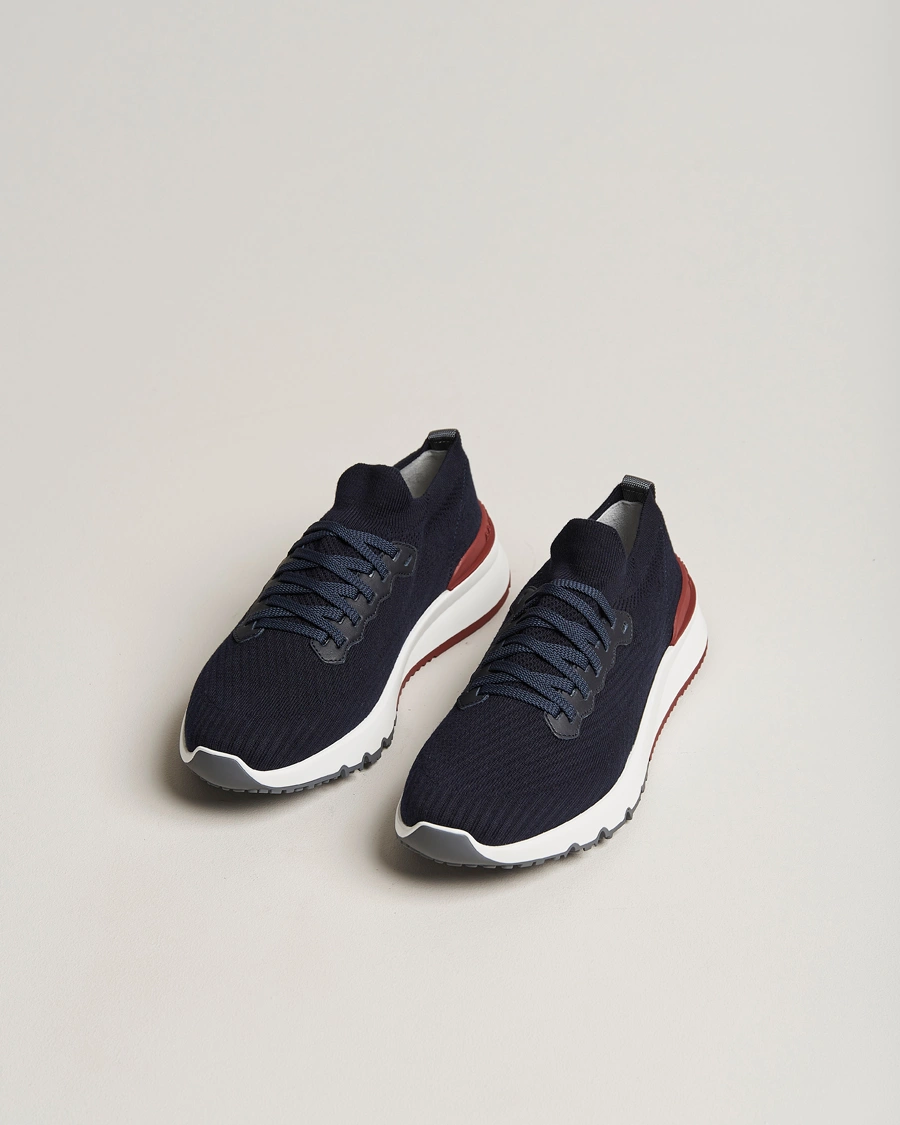 Herren |  | Brunello Cucinelli | Mesh Running Sneakers Navy