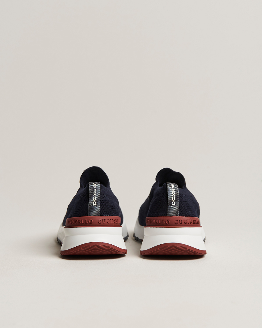 Herren | Sneaker | Brunello Cucinelli | Mesh Running Sneakers Navy