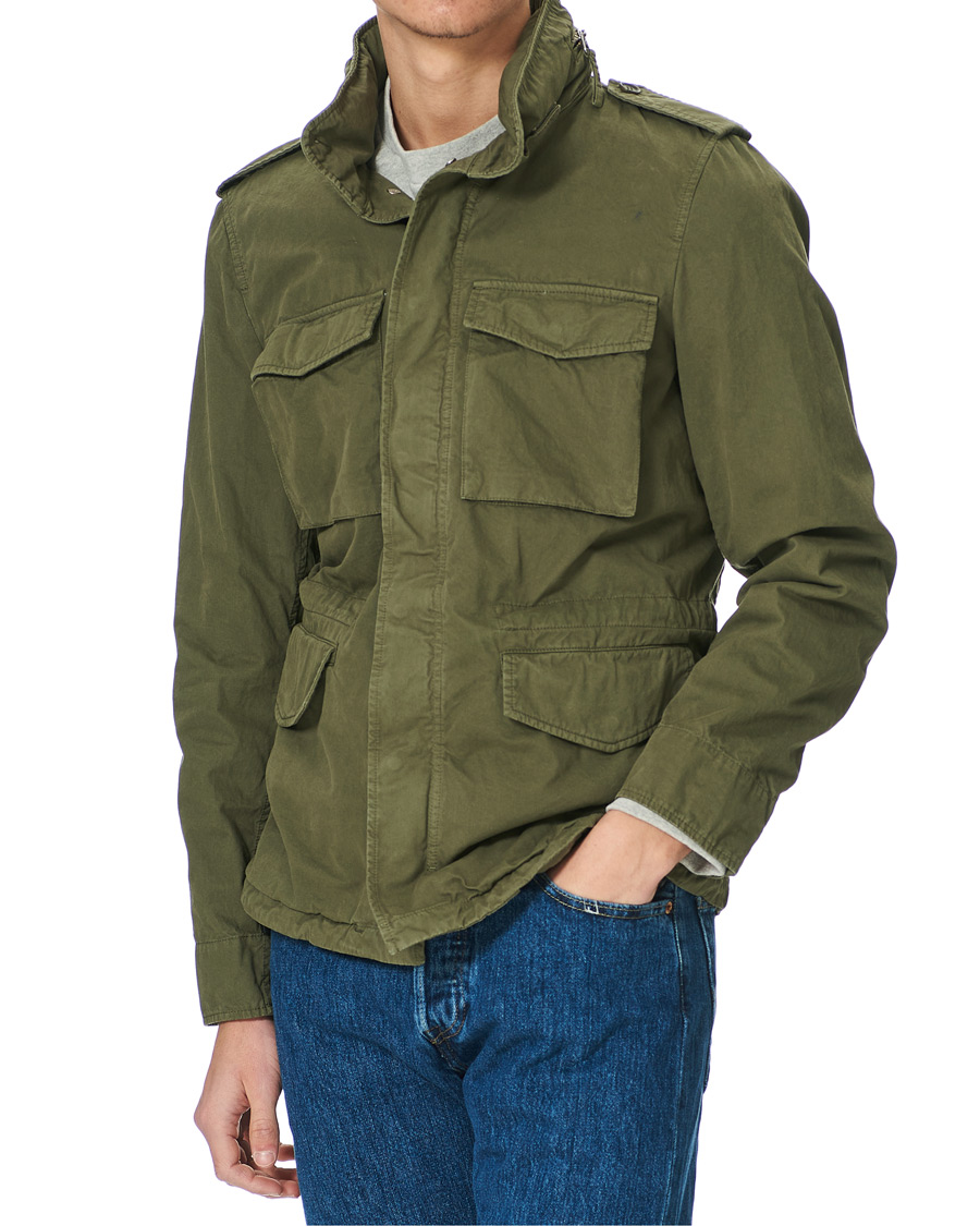 Herren | Jacken | Aspesi | Cotton Field Jacket Army Green