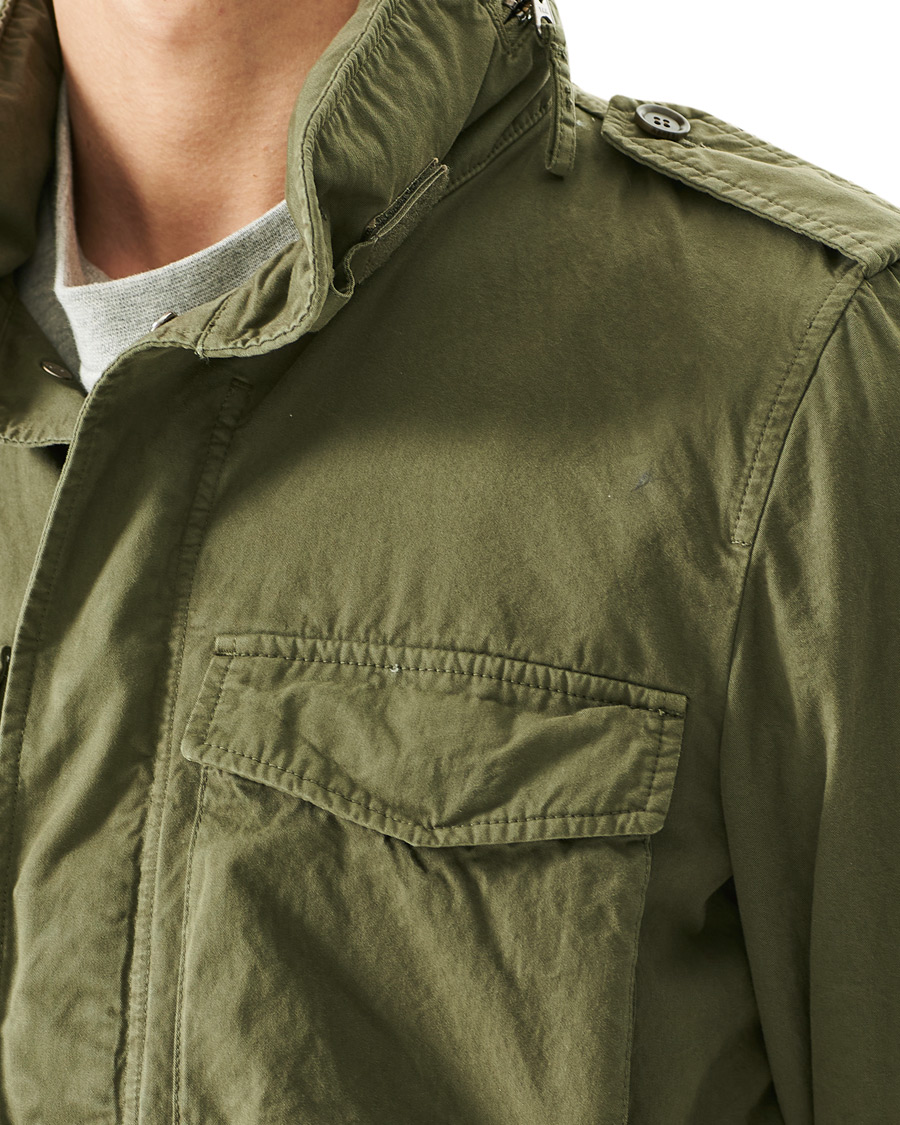 Herren | Jacken | Aspesi | Cotton Field Jacket Army Green