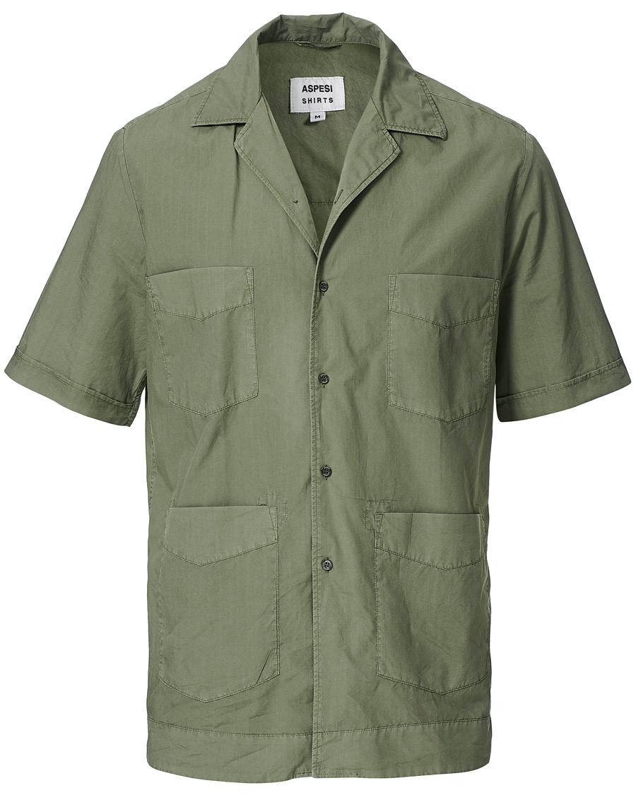 Herren | Hemden | Aspesi | Short Sleeve UT Shirt Military