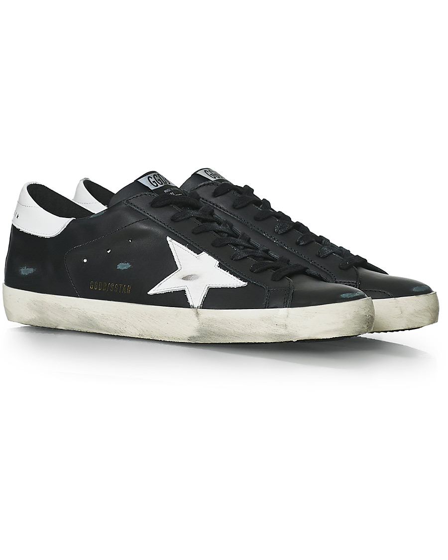 Herren | Golden Goose Deluxe Brand Super-Star Sneakers Black/White | Golden Goose | Deluxe Brand Super-Star Sneakers Black/White