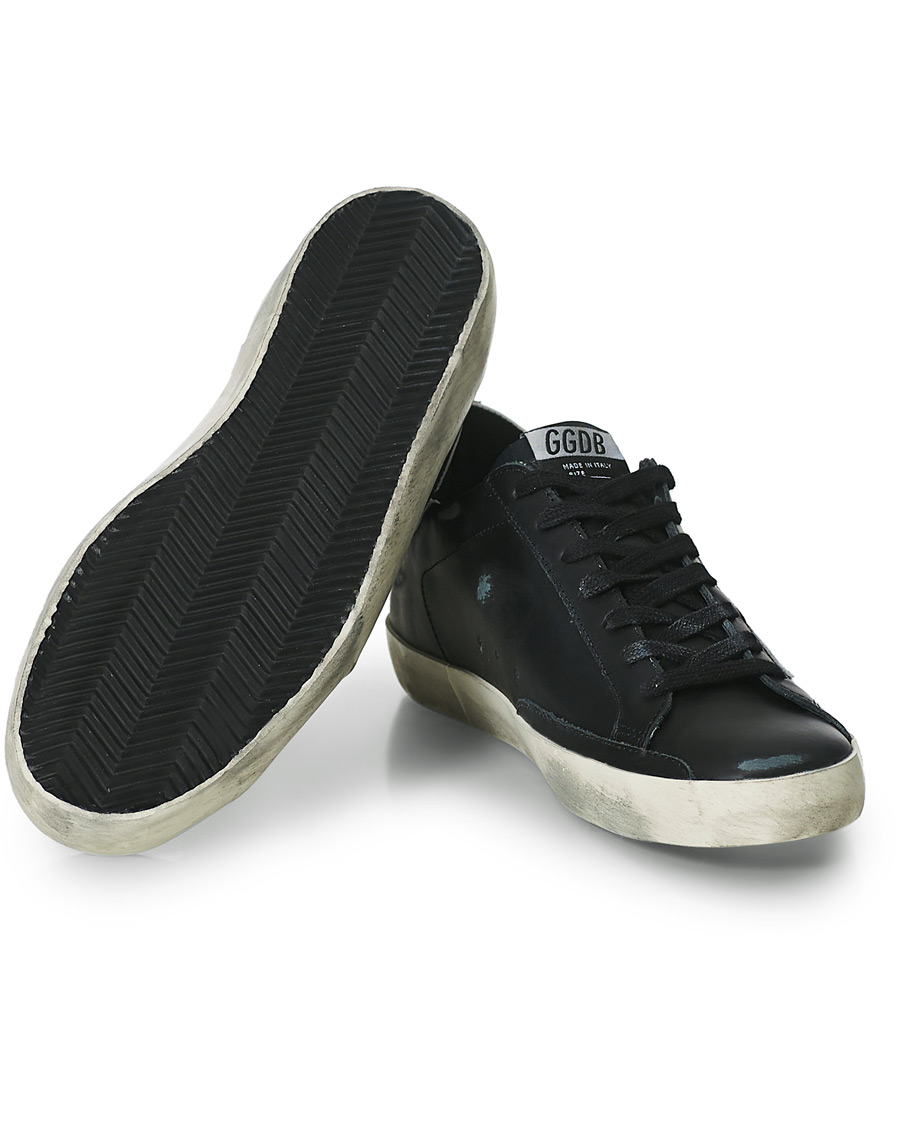 Herren | Golden Goose Deluxe Brand Super-Star Sneakers Black/White | Golden Goose | Deluxe Brand Super-Star Sneakers Black/White