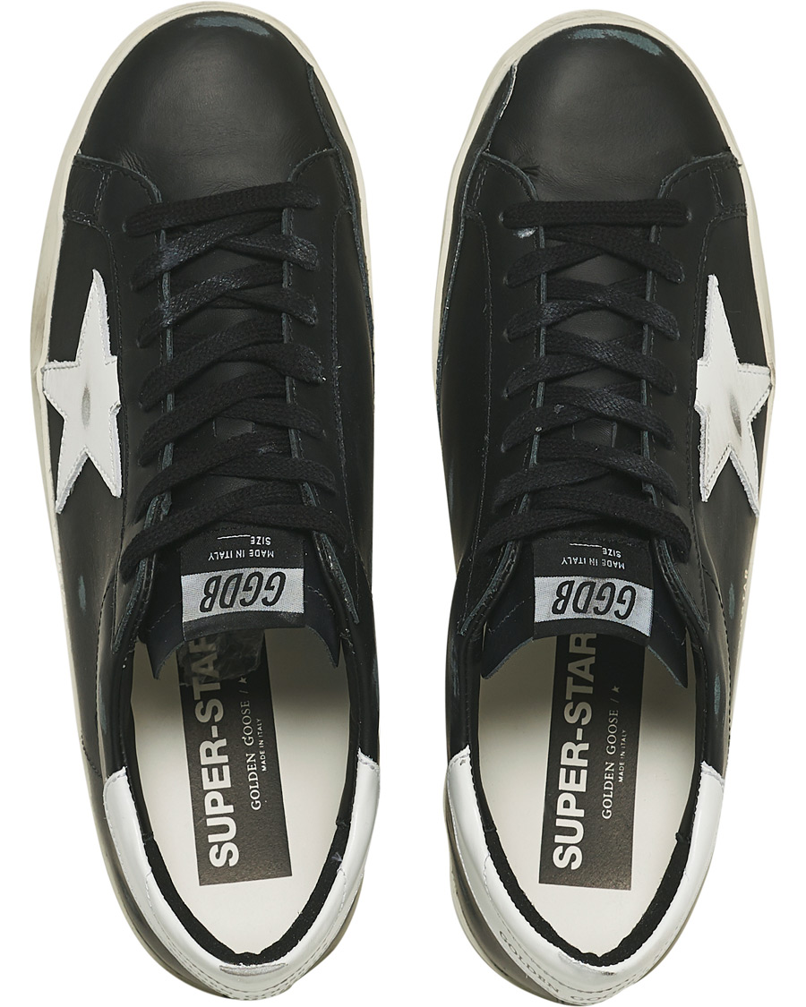 Herren | Golden Goose Deluxe Brand Super-Star Sneakers Black/White | Golden Goose | Deluxe Brand Super-Star Sneakers Black/White