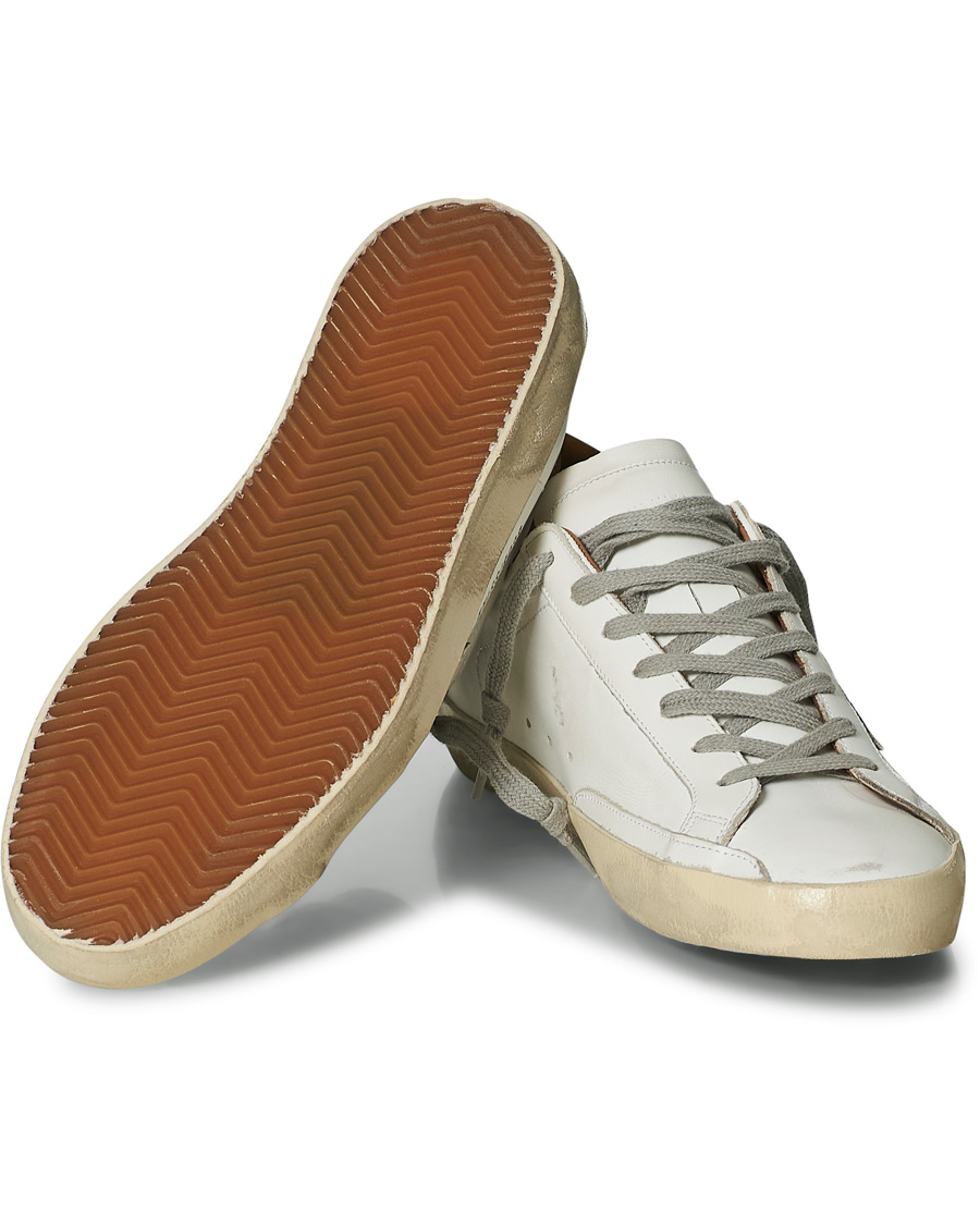 Herren | Golden Goose Deluxe Brand Super-Star Sneakers White/Brown | Golden Goose | Deluxe Brand Super-Star Sneakers White/Brown