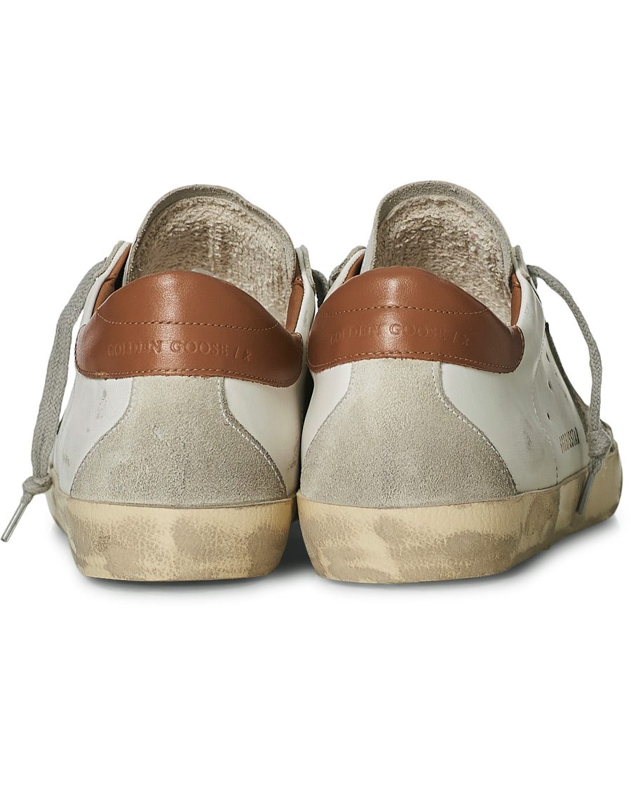 Herren | Golden Goose Deluxe Brand Super-Star Sneakers White/Brown | Golden Goose | Deluxe Brand Super-Star Sneakers White/Brown