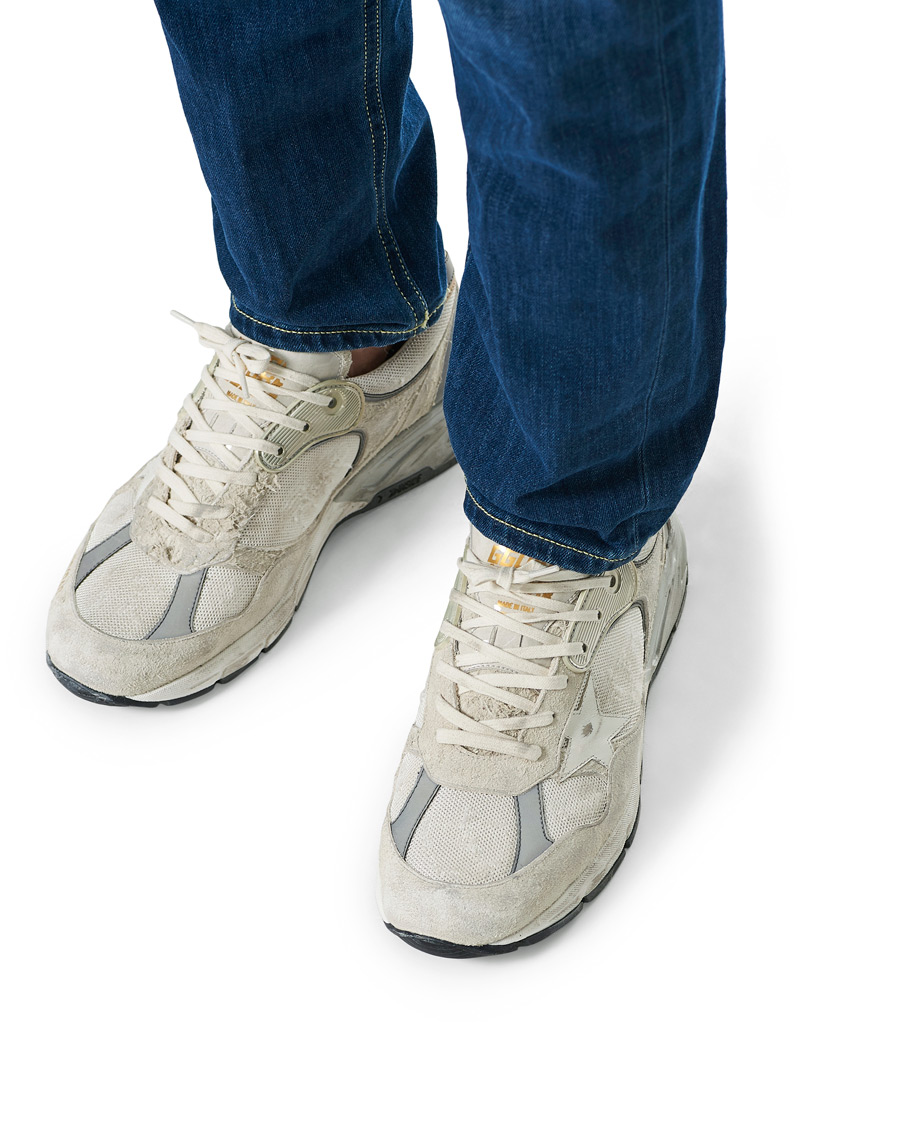 Herren | Golden Goose Deluxe Brand Running Dad Sneakers White/Silver | Golden Goose | Deluxe Brand Running Dad Sneakers White/Silver