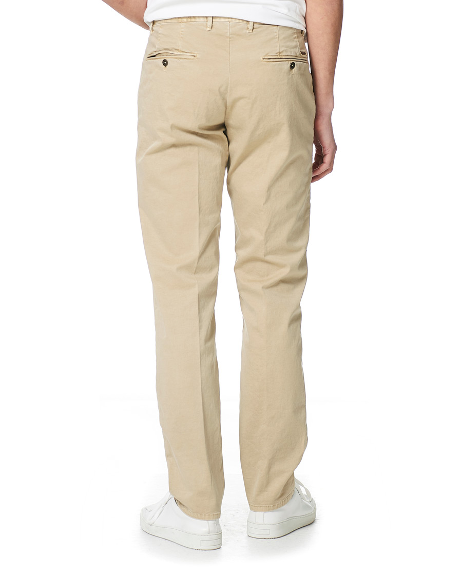 Herren | Hosen | Incotex | Regular Fit Garment Dyed Slacks Beige