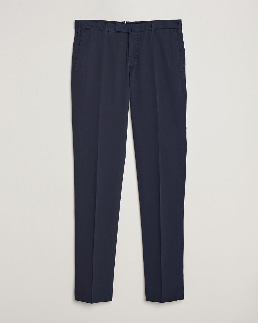 Herren | Hosen | Incotex | Slim Fit Comfort Chinos Navy