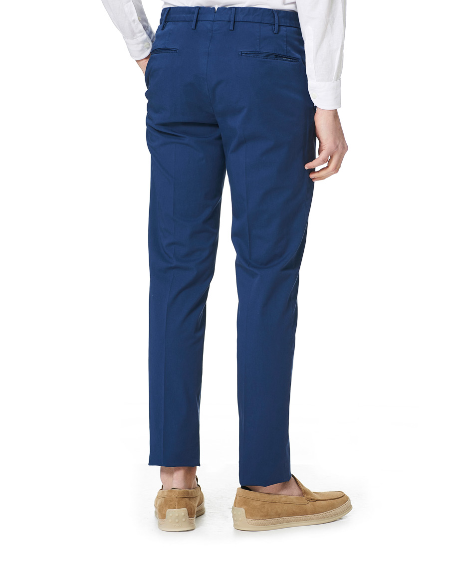 Herren | Hosen | Incotex | Slim Fit Comfort Chinos Royal Blue