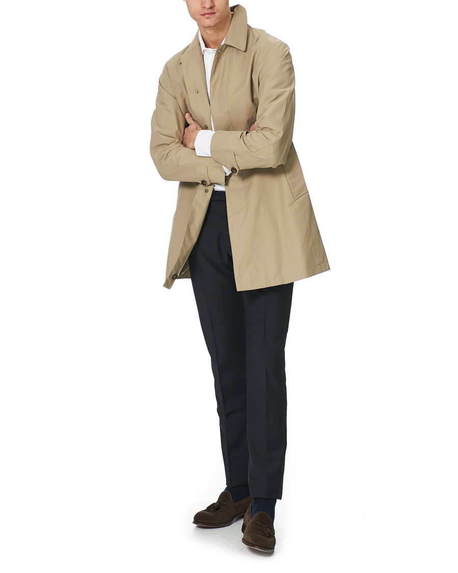 Herren | Hosen | Incotex | Slim Fit Tropical Wool Trousers Navy