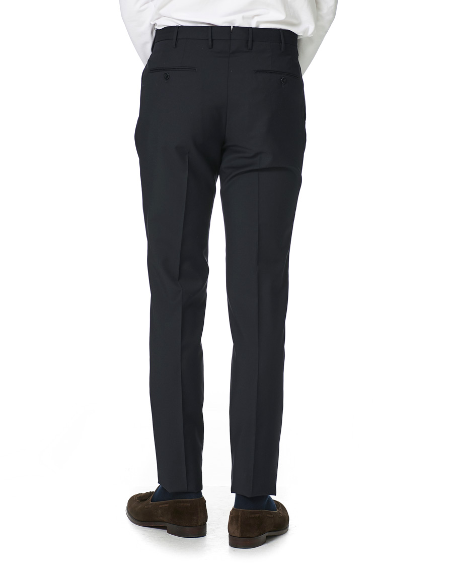 Herren | Hosen | Incotex | Slim Fit Tropical Wool Trousers Navy