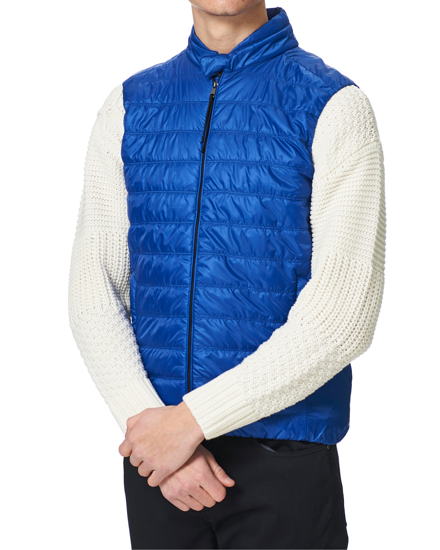 Herren | Jacken | Slowear | Nylon Padded Gilet Royal Blue