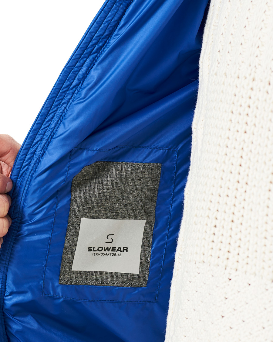 Herren | Jacken | Slowear | Nylon Padded Gilet Royal Blue