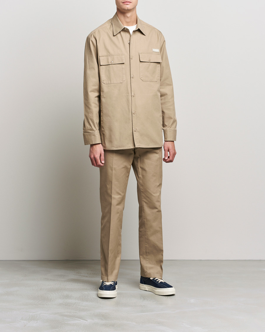 Herren | Hemden | J.Lindeberg | Daze Twill Overshirt Batique Khaki