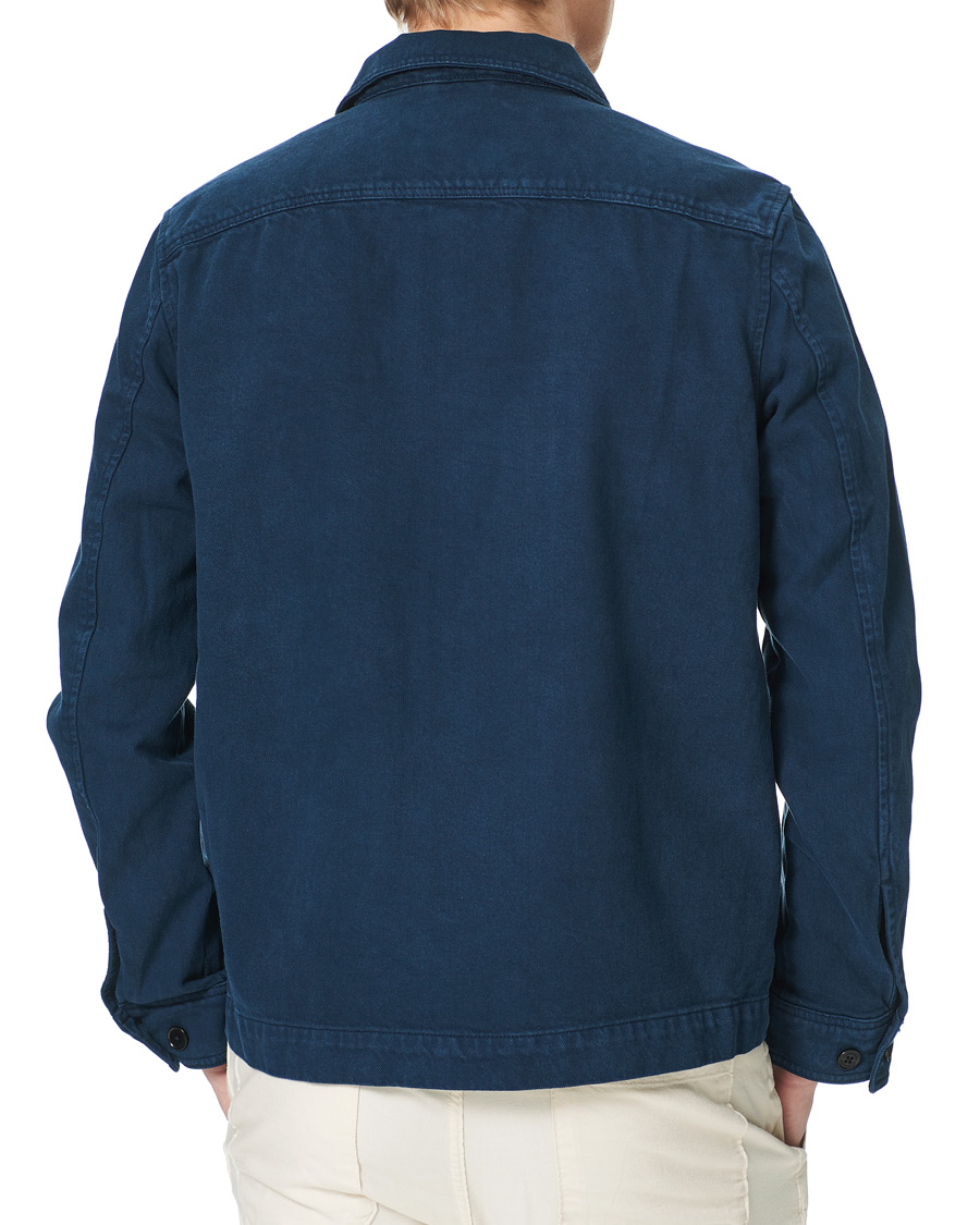Herren | Hemden | J.Lindeberg | Lando Twill Work Overshirt Navy