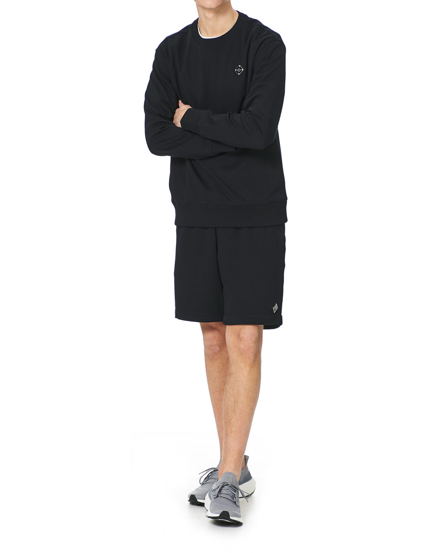 Herren | Shorts | J.Lindeberg | Ivar Interlock Logo Sweat Shorts Black