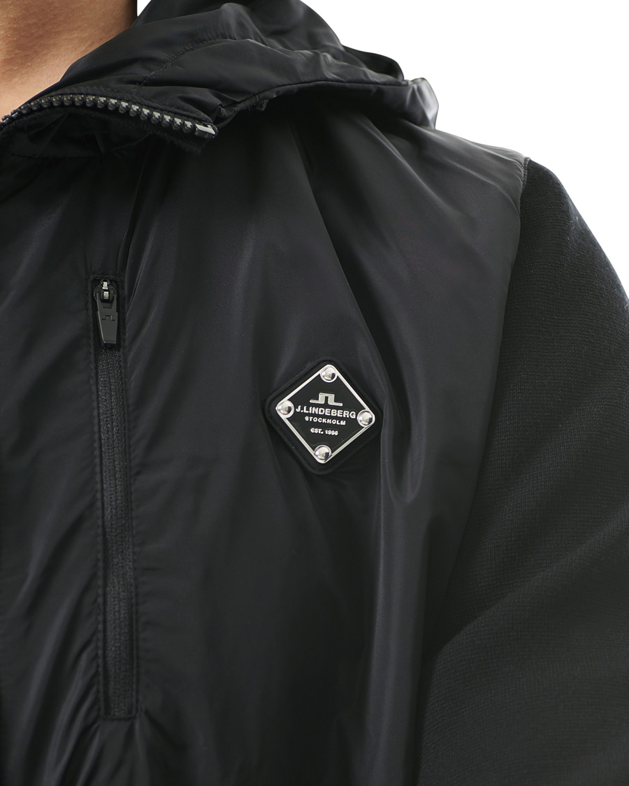 Herren | Pullover | J.Lindeberg | Bode Hybrid Hood Jacket Black