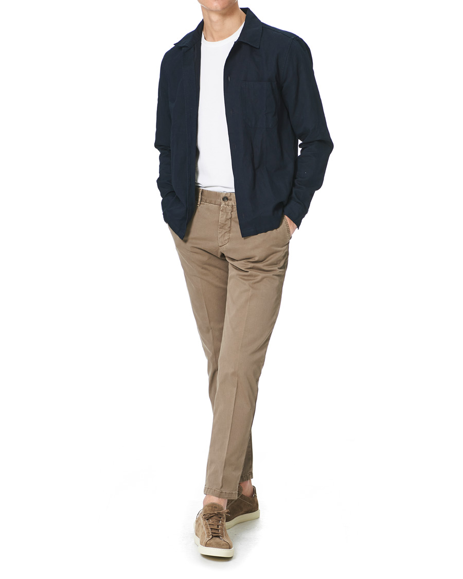 Herren | Hosen | J.Lindeberg | Chaze Garment Dye Stretch Pants Walnut