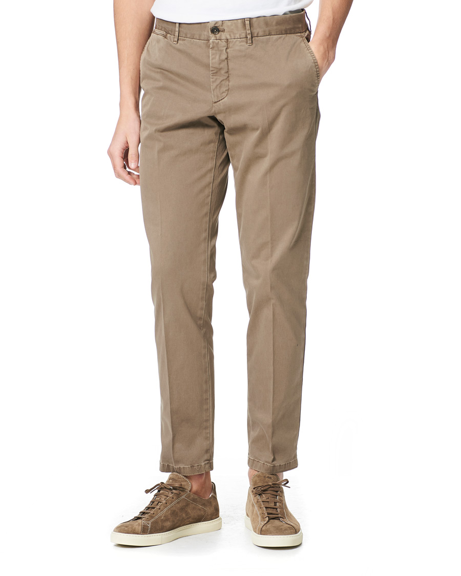 Herren | Hosen | J.Lindeberg | Chaze Garment Dye Stretch Pants Walnut