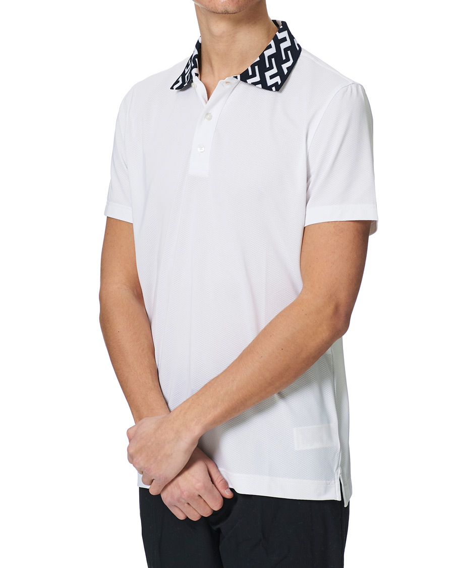 Herren | Poloshirts | J.Lindeberg | Karter Regular Fit Golf Polo White