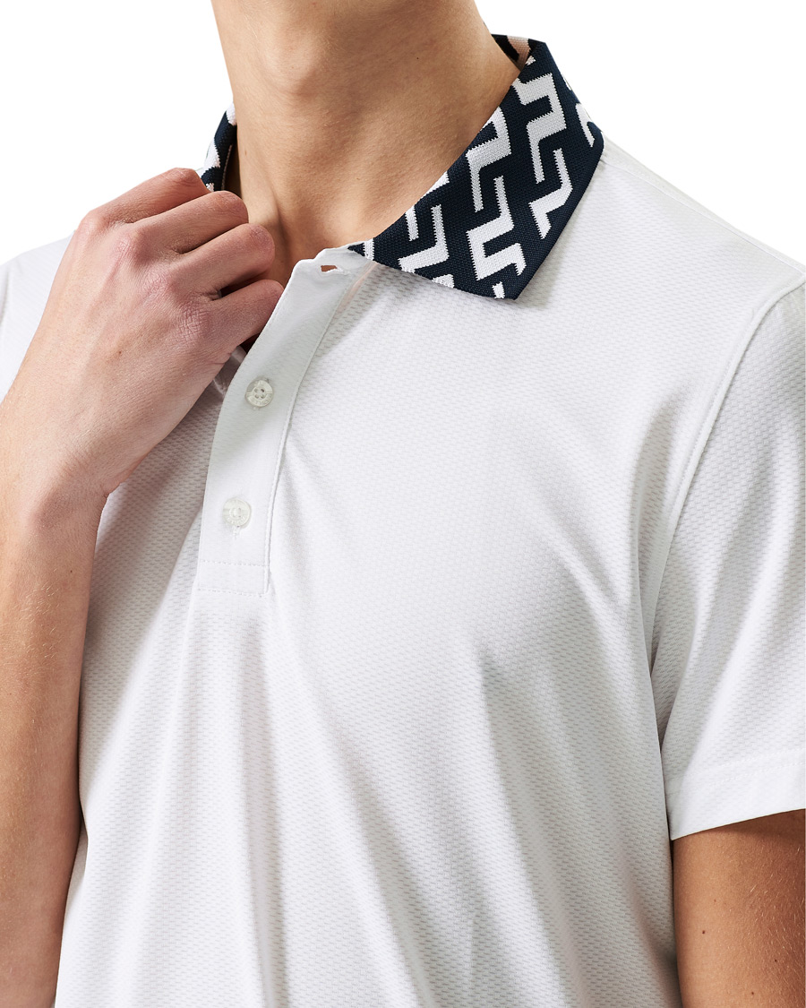 Herren | Poloshirts | J.Lindeberg | Karter Regular Fit Golf Polo White