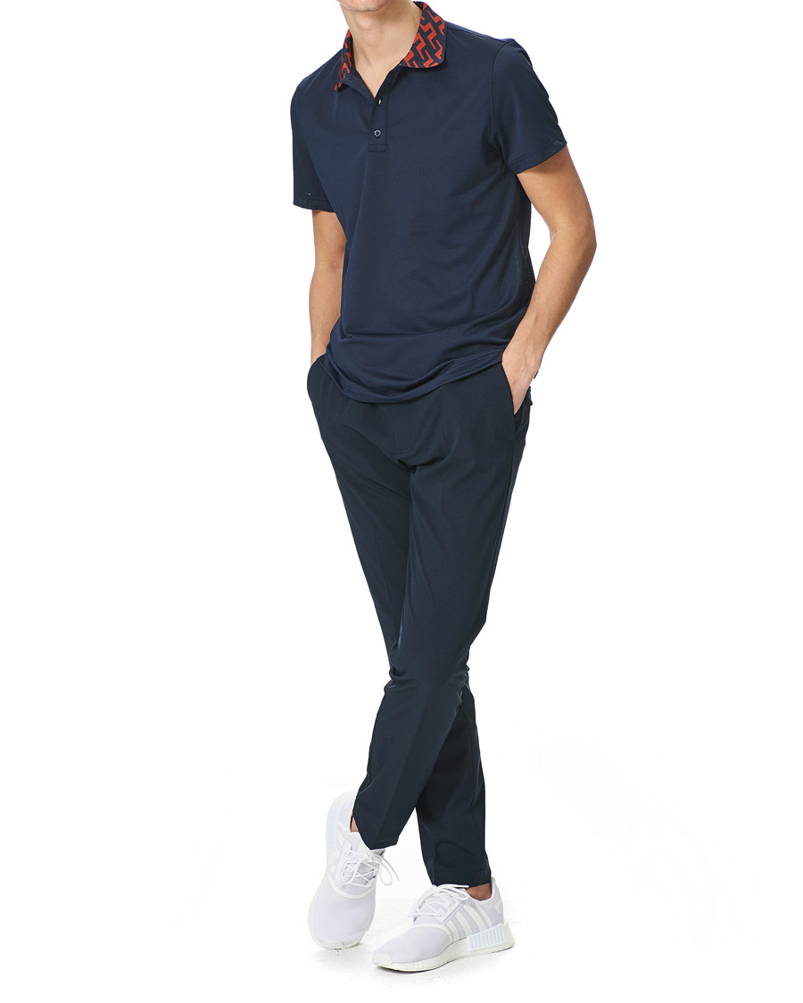 Herren | Poloshirts | J.Lindeberg | Karter Regular Fit Golf Polo Navy Melange