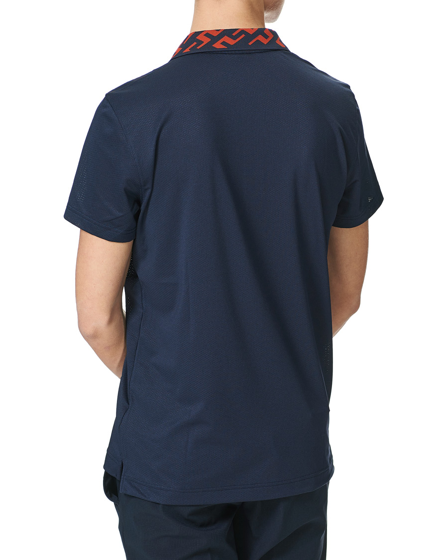 Herren | Poloshirts | J.Lindeberg | Karter Regular Fit Golf Polo Navy Melange
