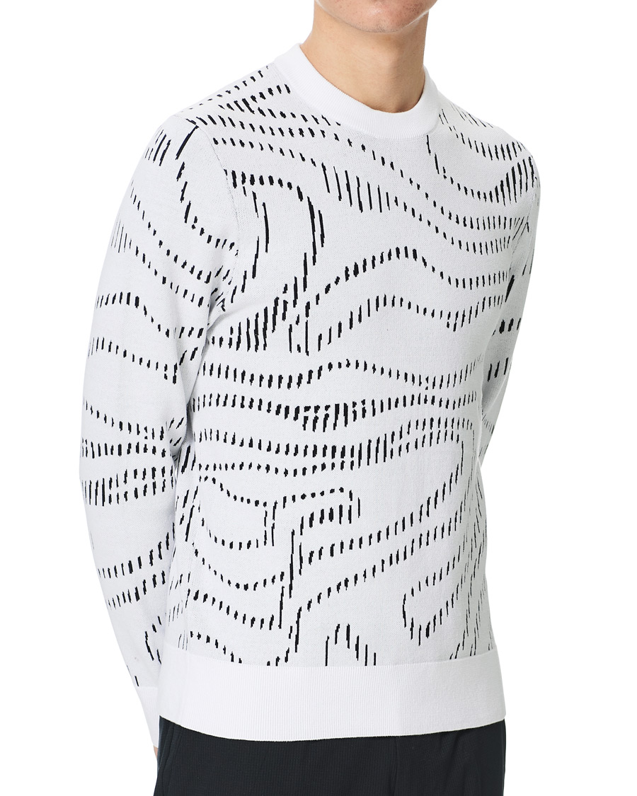 Herren | Pullover | J.Lindeberg | Cyrus Golf Knit Sweater White Spiral Camo