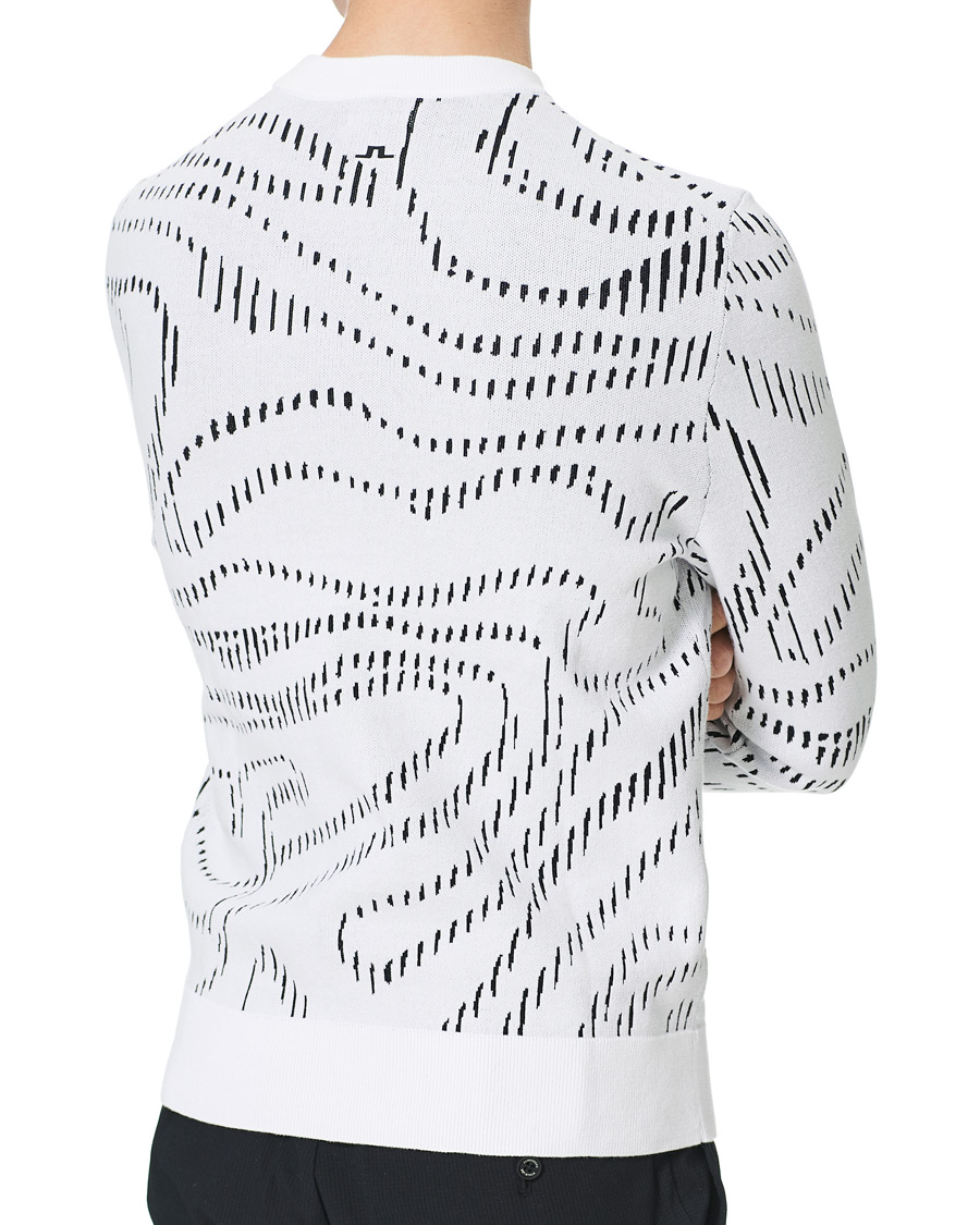 Herren | Pullover | J.Lindeberg | Cyrus Golf Knit Sweater White Spiral Camo