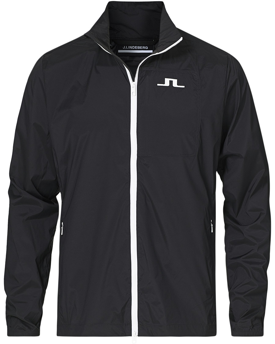 Herren | Jacken | J.Lindeberg | Ash Light Packable Golf Jacket Black