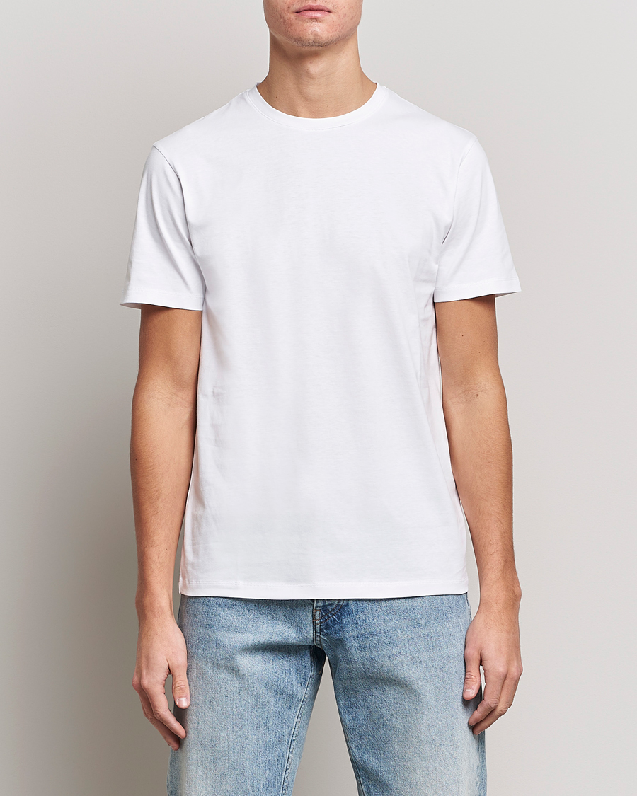 Herren |  | J.Lindeberg | Sid Cotton Crew Neck Tee White