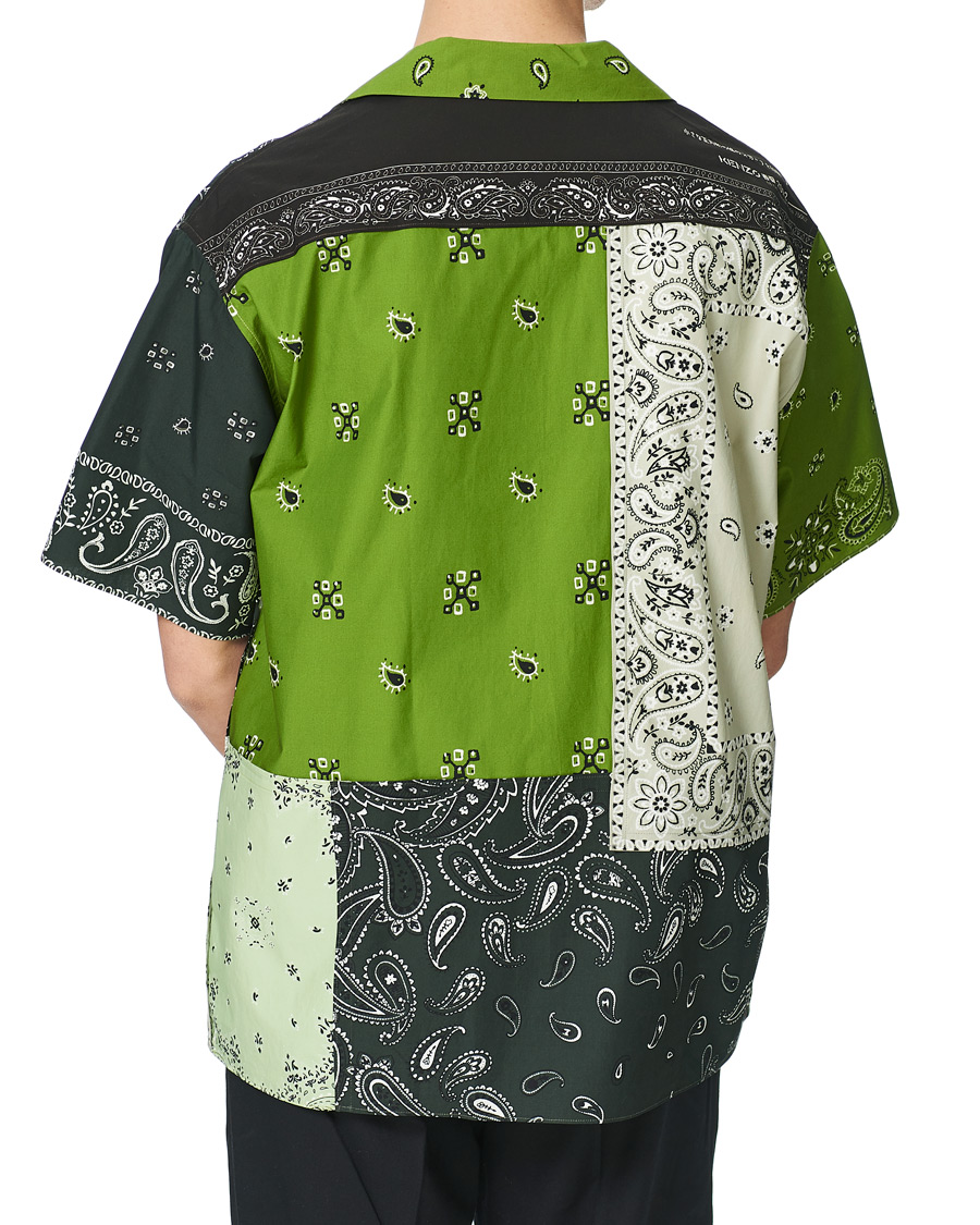 Herren | Hemden | KENZO | Patchwork Short Sleeves Shirt Green