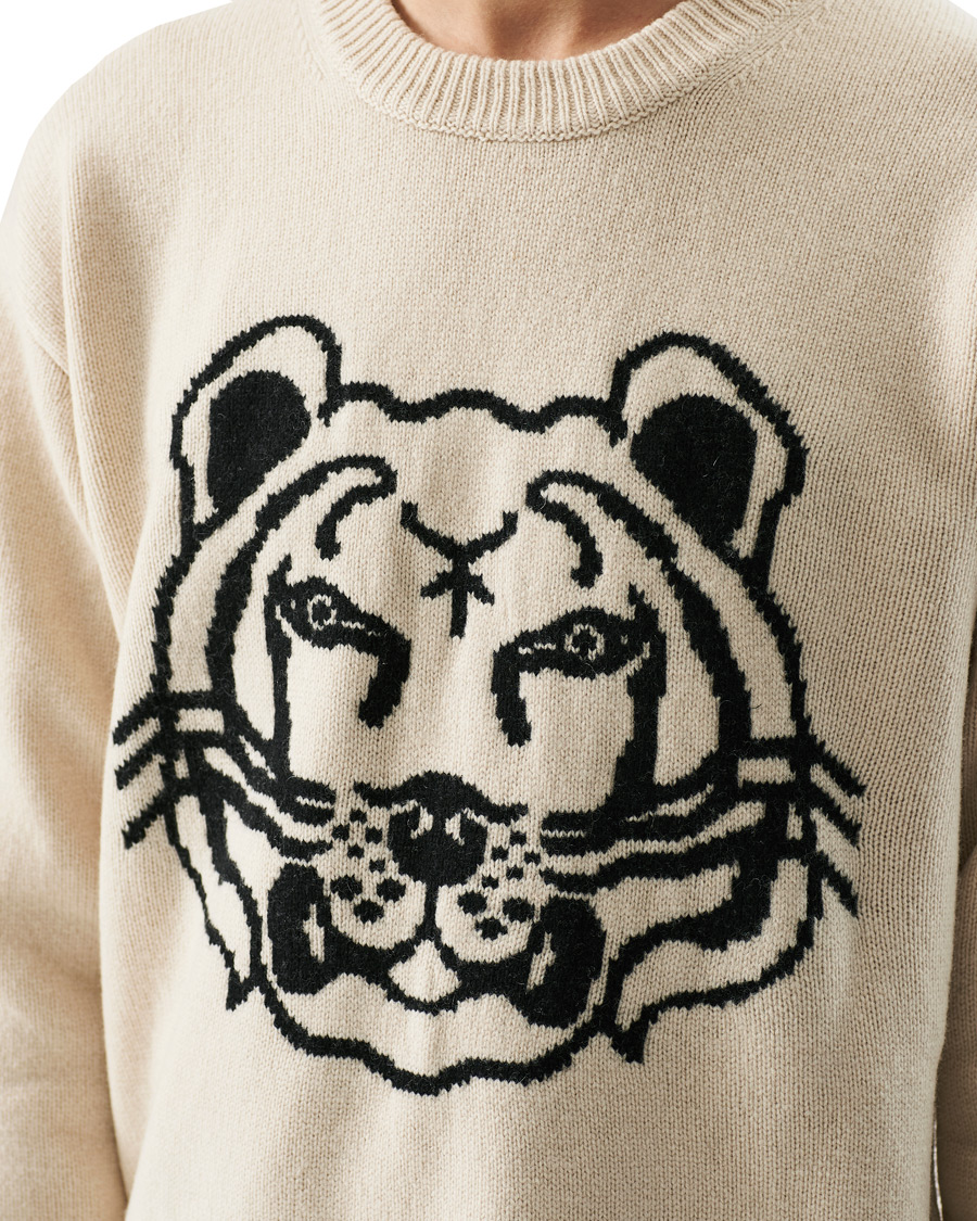 Herren | Pullover | KENZO | Tiger Reversible Jumper Sand