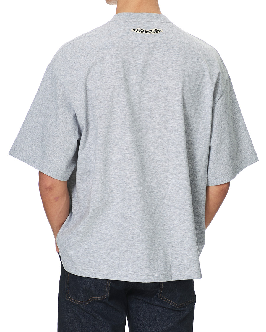 Herren | T-Shirts | Lanvin | Oversize Printed T-Shirt Light Grey