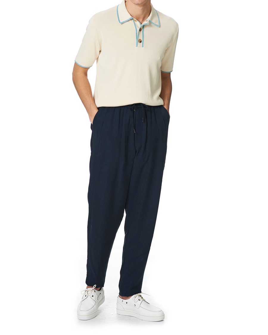 Herren | Poloshirts | Lanvin | Knitted Short Sleeve Polo Ecru