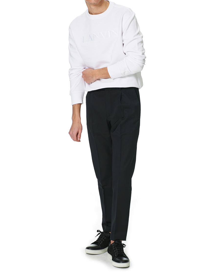 Herren | Pullover | Lanvin | Embroidered Logo Sweatshirt White