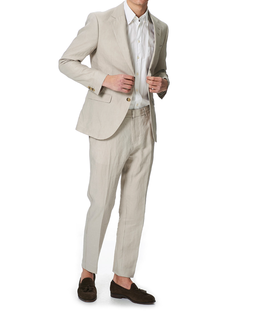 Herren | Sakkos | Tiger of Sweden | Jamonte Linen Blazer Dove Grey