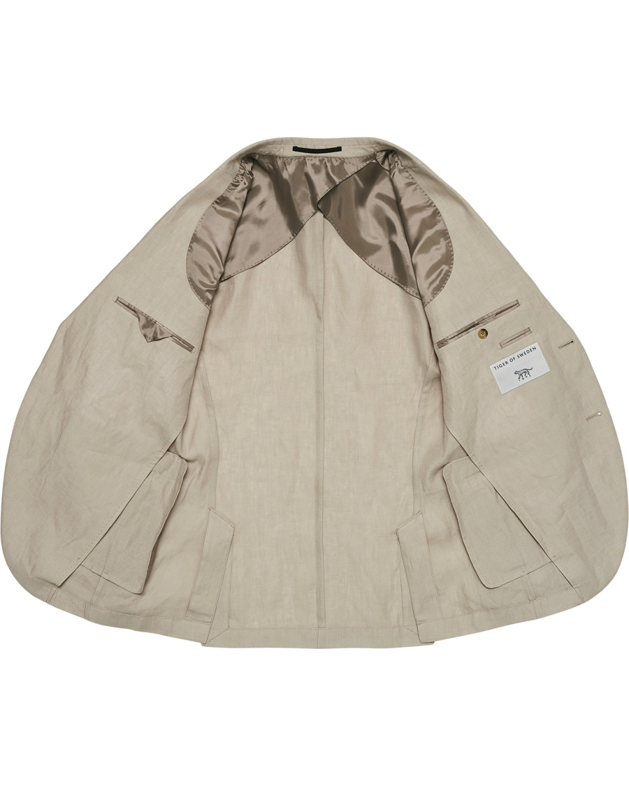 Herren | Sakkos | Tiger of Sweden | Jamonte Linen Blazer Dove Grey