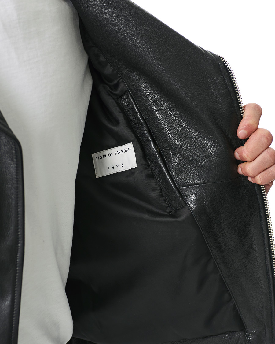 Herren | Jacken | Tiger of Sweden | Axton Leather Jacket Black