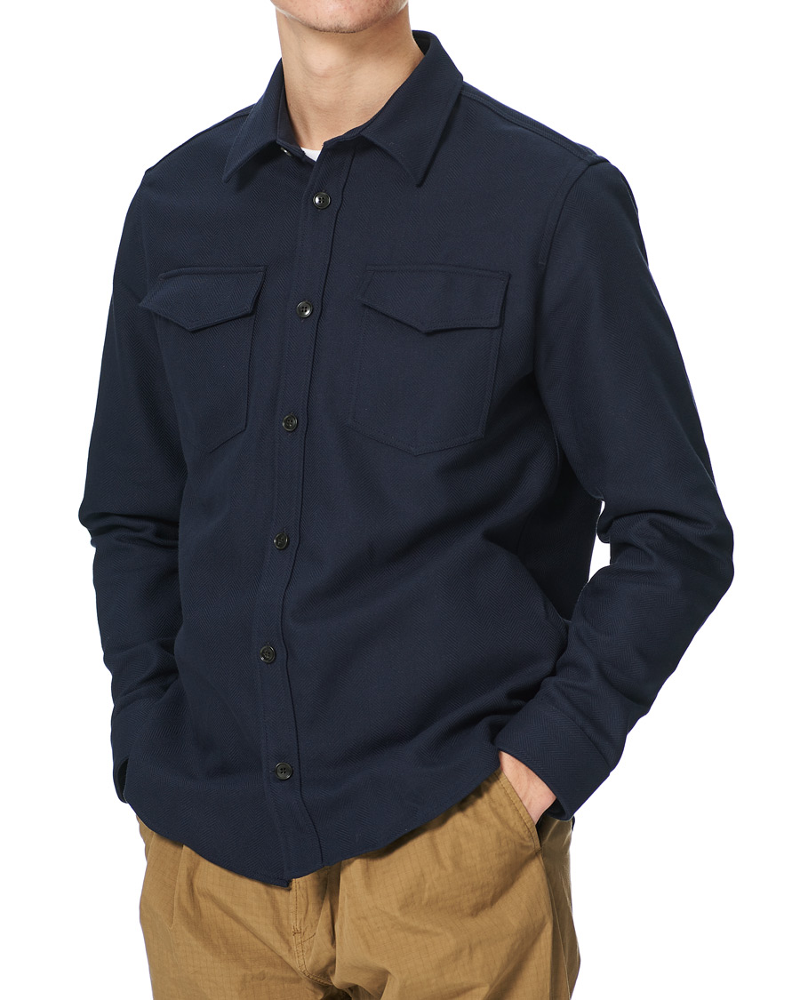 Herren | Hemden | Tiger of Sweden | Arnou Overshirt Light Ink