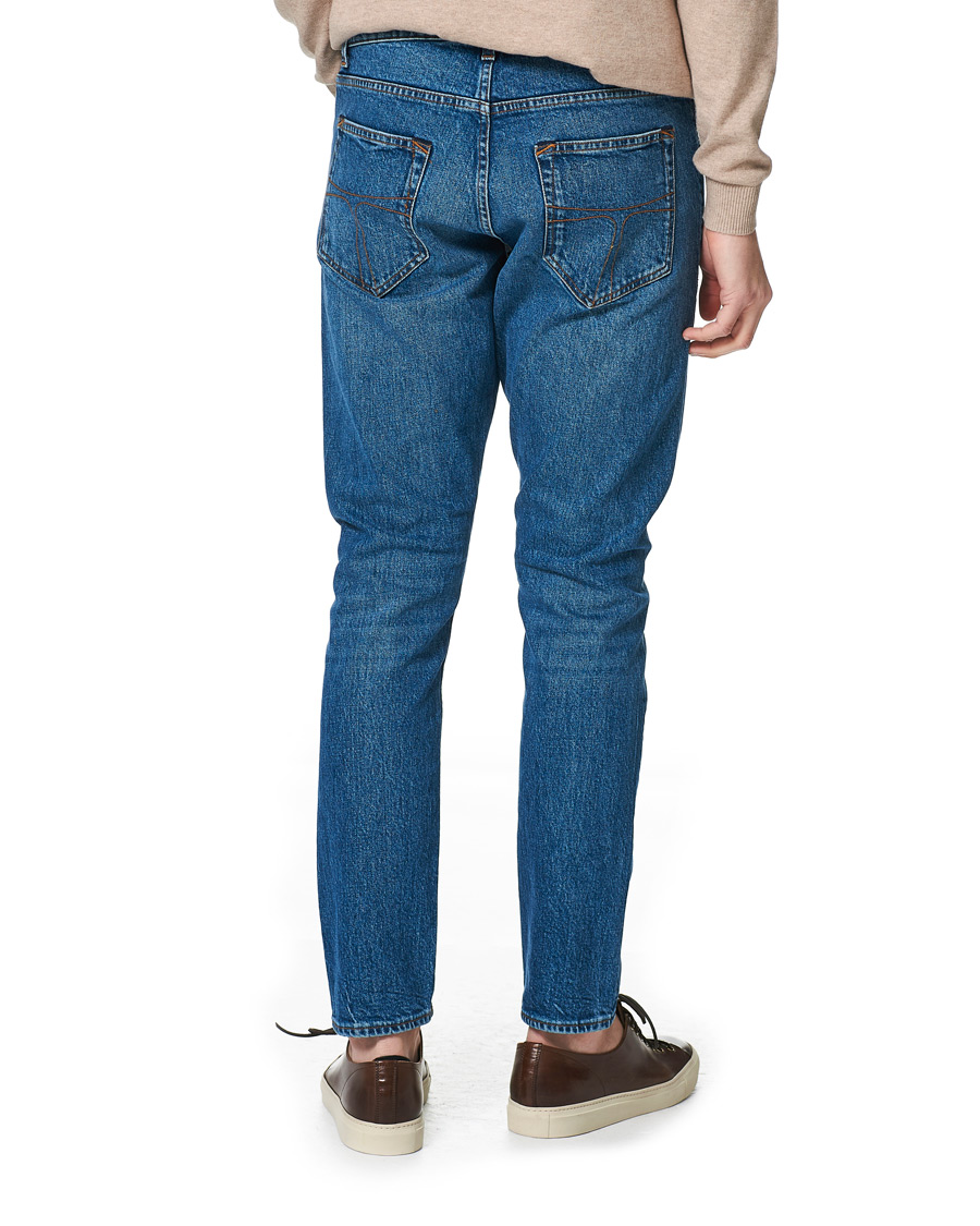 Herren | Jeans | Tiger of Sweden | Pistolero Stretch Cotton Jeans Royal Blue