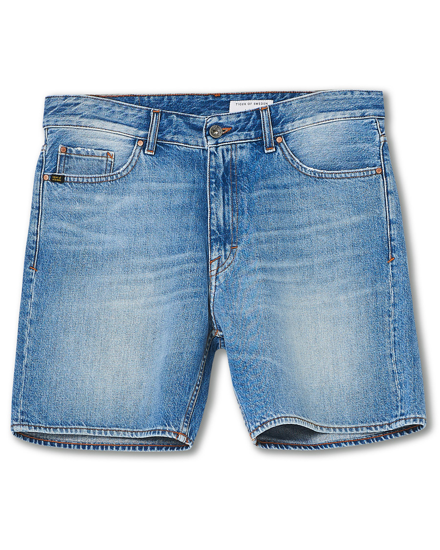Herren | Shorts | Tiger of Sweden | Jin Jeans Shorts Light Blue